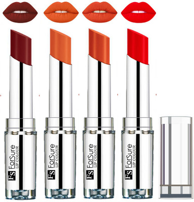 

Forsure Nude,Brick Nude,Hot Red,Wine VELVET MATTE LIPSTICK(Nude,Brick Nude,Hot Red,Wine)