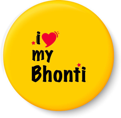 

Peacockride I Love My Bhonti Fridge Magnet Fridge Magnet Pack of 1(Multicolor)