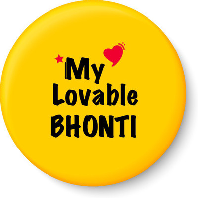 

Peacockride My Lovable BHONTI Fridge Magnet Fridge Magnet Pack of 1(Multicolor)
