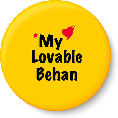 

Peacockride My Lovable Behan Fridge Magnet Fridge Magnet Pack of 1(Multicolor)