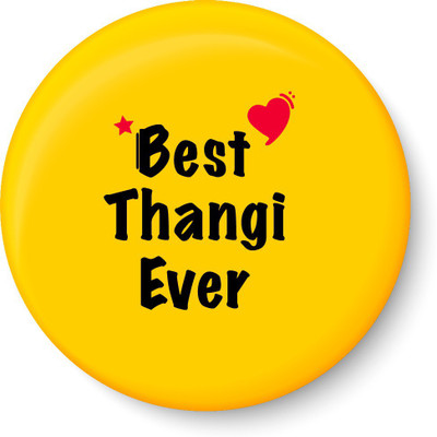 

Peacockride Best Thangi Ever Fridge Magnet Fridge Magnet Pack of 1(Multicolor)