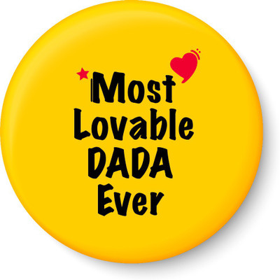 

Peacockride Most Lovable DADA Ever Fridge Magnet Fridge Magnet Pack of 1(Multicolor)