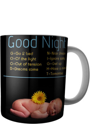 

RD Creations Specially Designs Good Night Wishes for Special People in Your Life PWMGN082017M17 Ceramic Mug(300 ml), Multicolor