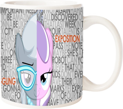 

Maison N Mode Exposition Face Coffee Ceramic Mug(330 ml), Multicolor