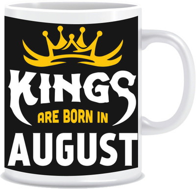 

Everyday Desire Kings are born in August ED040 Ceramic Mug(300 ml), Multicolor