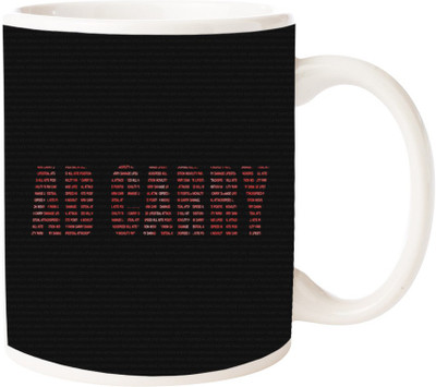

Maison N Mode AD Carry Coffee Ceramic Mug(330 ml), Multicolor