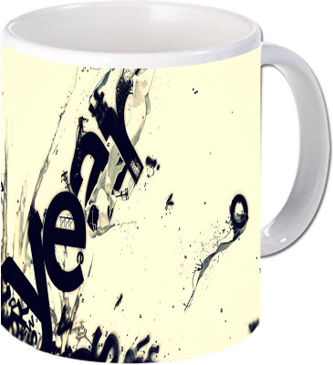 

Maison N Mode Year Coffee Ceramic Mug(330 ml), Multicolor