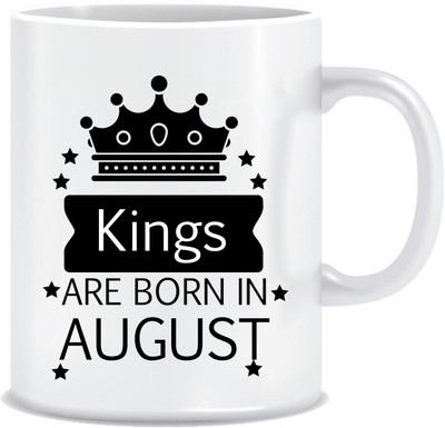 

Everyday Desire Kings are born in August ED041 Ceramic Mug(300 ml), Multicolor