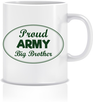 

Everyday Desire Proud Army Big Brother ED048 Ceramic Mug(300 ml), Multicolor