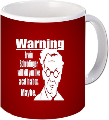 

Maison N Mode Warning Coffee Ceramic Mug(330 ml), Multicolor