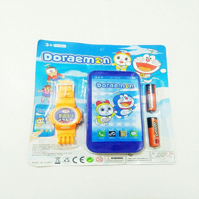 

Reyansh Collection Doramon Musical Lighting Mobile With Watch Toy(Blue)