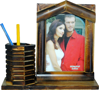 

RAINBOW PRINTS AND GIFTS Wood Photo Frame(Brown, 1 Photos)