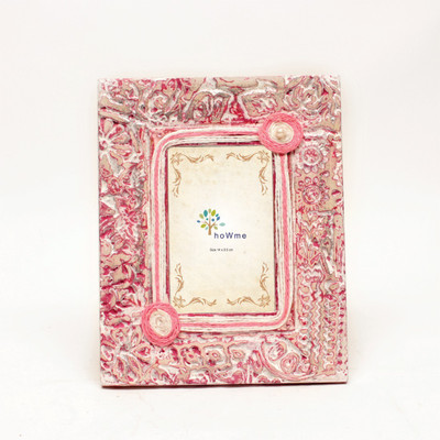 

photo frame Wood Photo Frame(Pink, 3 Photos)