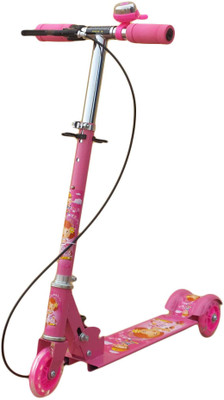 

Toys spot Skating scooter Pink With Brake and Bell(Multicolor)
