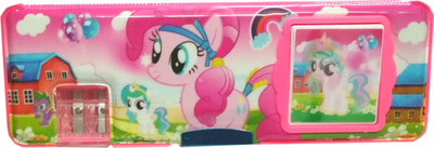 

HALO NATION Frozen SuperHero and Cartoon Characters Art Plastic Pencil Box(Set of 1, Multicolor)