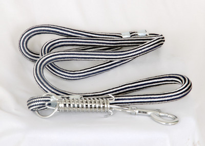 

PET CLUB51 Standard Nylon Leash With Shocker 12 mm Dog Collar & Leash(, Black
