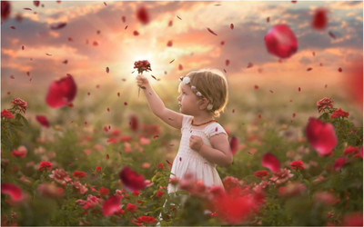 

Beautiful Little Girl Poster for room and home décor Paper Print(12 inch X 18 inch, Rolled)