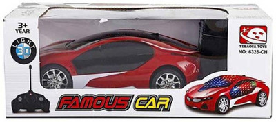 

Dhawani Remote Controlled Rechargeable Famous car with 3D Lights(Red)