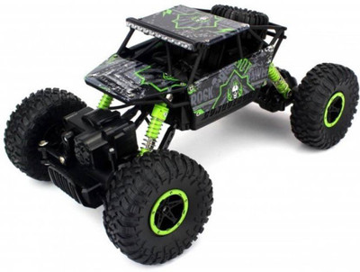 

Dhawani ROCK CRAWLER 1:18 Scale 4WD RALLY CAR - The Mean Machine(Green)