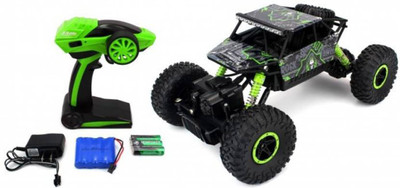 

Dhawani 2.4G 4WD Rock Crawler Climbing RC Off-Road Car(Black & Green)