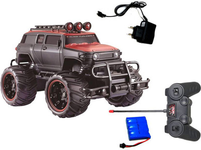 Dhawani Rechargeable Mad Racing Cross- Country Remote Control Monster Truck Car(Red)