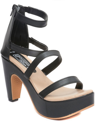 

Dolphin Miles Women Black Heels
