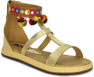 

Kielz Women Gold Flats