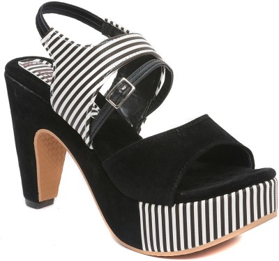 

Dolphin Miles Women Black Heels