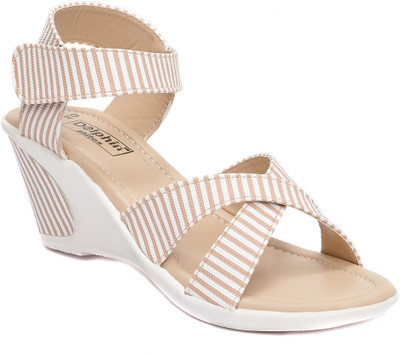 

Dolphin Miles Women Beige Wedges