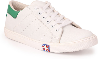

Shoe Fit Sneakers For Men(White, White::green