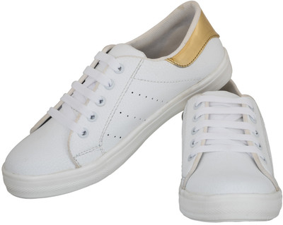 

Vintage Sneakers For Men(White, Gold
