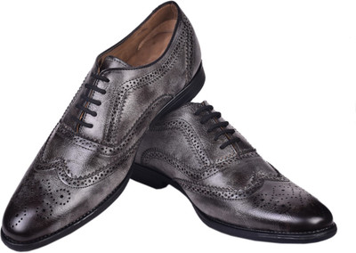 

Srestha Fashion Lace Up For Men(Black, Grey