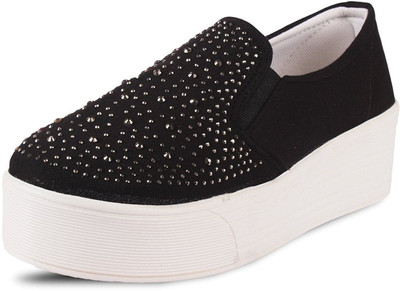 

Vaniya Slip On Sneakers For Women(Black