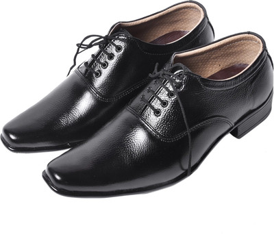 

Altitude 100% Pure Leather Formal Shoe Derby For Men(Black