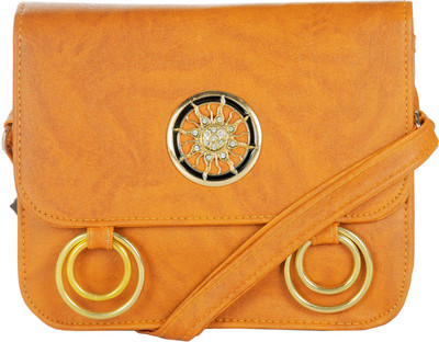 

JG Shoppe Women Casual Beige Nylon Sling Bag