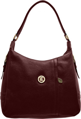 JFL-Jewellery For Less Women Formal Maroon PU Shoulder Bag