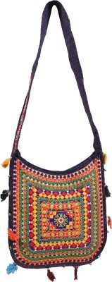 

Craft Trade Girls Casual Multicolor Cotton Sling Bag