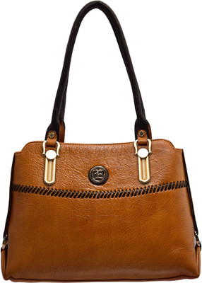 

JFL-Jewellery For Less Women Formal Tan PU Shoulder Bag