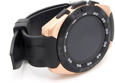 

ESTAR Bluetooth Smartwatch Gold Smartwatch(Black Strap Free Size)