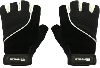 

Strauss Sporty/cycling Gym & Fitness Gloves (, Black