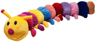 

Toyshine Approx 3 Feet Long Big Size caterpillar Stuff Toy - 14.7 cm(Muklticilor)