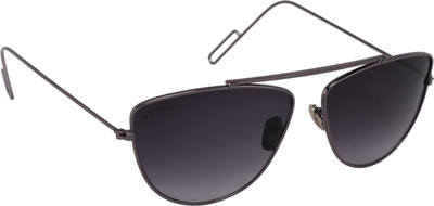 Verre Retro Square, Wayfarer Sunglasses(Grey)