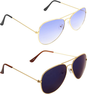 

Zyaden Aviator, Aviator Sunglasses(Violet, Multicolor