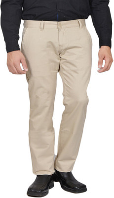 

Allen Martin Regular Fit Men's Cream Trousers