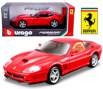 

Bburago 1:24 Scale Ferrari Race And Play 550 Maranello Diecast Vehicle(Red)