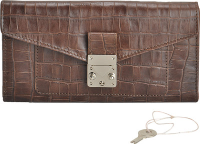 

MANDAVA Women Casual Brown Genuine Leather Wallet(6 Card Slots), Mnd267cbrn