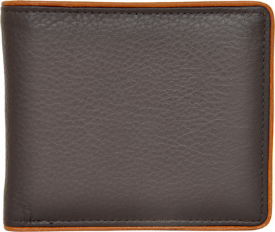 

Chandair Men Brown Genuine Leather Wallet(6 Card Slots), Dark brown