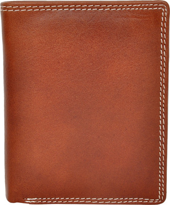 

Chandair Men Brown Genuine Leather Wallet(9 Card Slots), Pecan brown