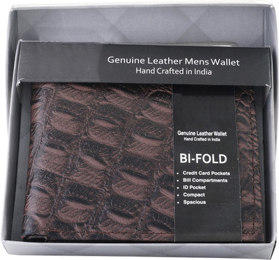 

msepl Men Tan Genuine Leather Wallet(9 Card Slots)