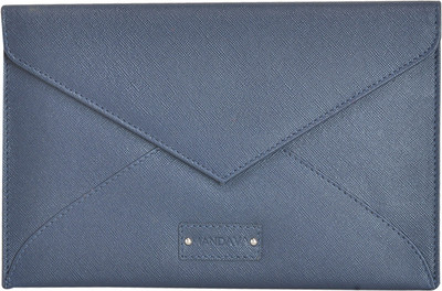 

MANDAVA Women Casual Blue Genuine Leather Wallet(1 Card Slot), Mnd266asdbl